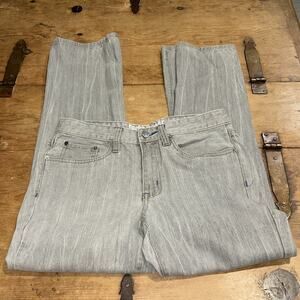 Mens Kenneth Cole Reaction Straight Leg Gray Jeans Size 30